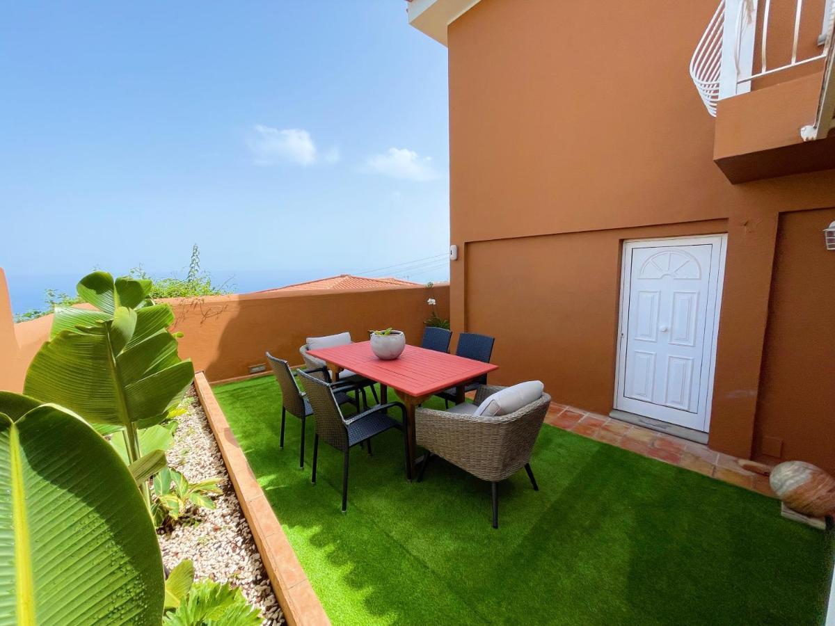 Вілла Casa Con Piscina Y Jardin Con Vistas Al Mar Puerto de la Madera Екстер'єр фото