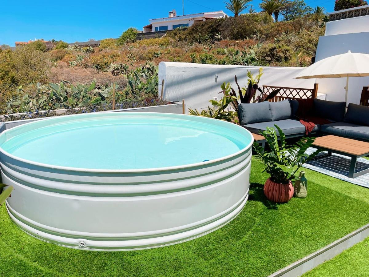 Вілла Casa Con Piscina Y Jardin Con Vistas Al Mar Puerto de la Madera Екстер'єр фото